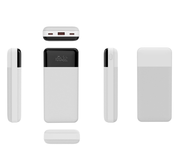 Silver Monkey Powerbank Smart 20 000 mAh 22.5W Biały - 1481433 - zdjęcie 12